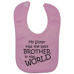 Worlds Best Brother...Baby Feeding Bib Newborn-3 Years