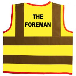 The Foreman Hi Visibility Children's Kids Safety Jacket
