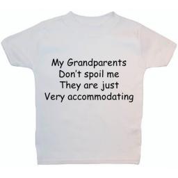 My Grandparents don't spoil me...Baby, Childrens T-Shirt