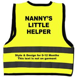 Nanny's Little Helper Hi Visibility Children's Kids Safety Jacket