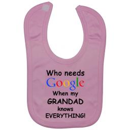 Who Needs Google When My Grandad...Baby Feeding Bib