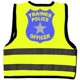 Trainee Police Officer Children's Kids Hi Vis Safety Jacket