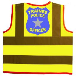 Trainee Police Officer Children's Kids Hi Vis Safety Jacket