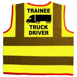 Trainee Truck Driver Baby Children's Hi Vis Safety Jacket