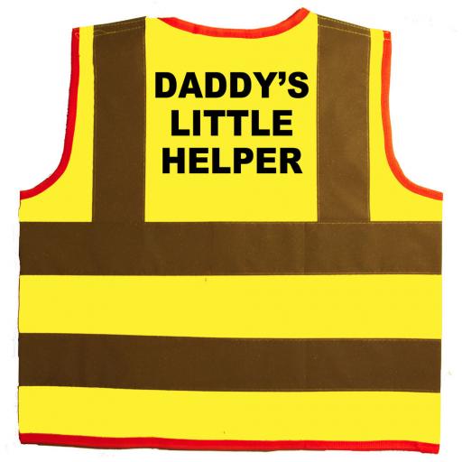 Daddy's Little Helper Hi Visibility Children's Kids Safety Jacket