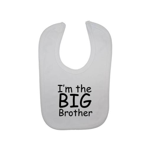 I'm The Big Brother Baby Feeding Bib Newborn-3 Years