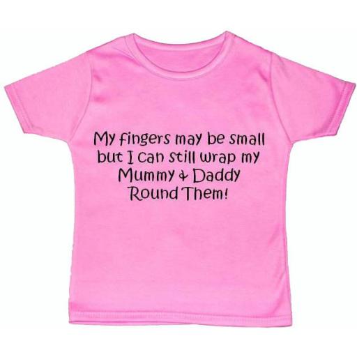 My fingers may be small Mummy & Daddy T-shirt, Tops