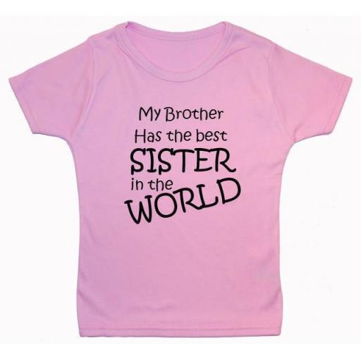 My Brother Has Best Sister..Baby, Children T-Shirt, Top