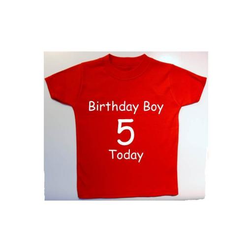 Birthday Boy With Age Baby, Children T-Shirt, Tops