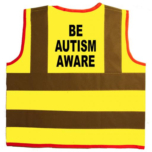 Be Autism Aware Hi Visibility Children's Kids Safety Jacket