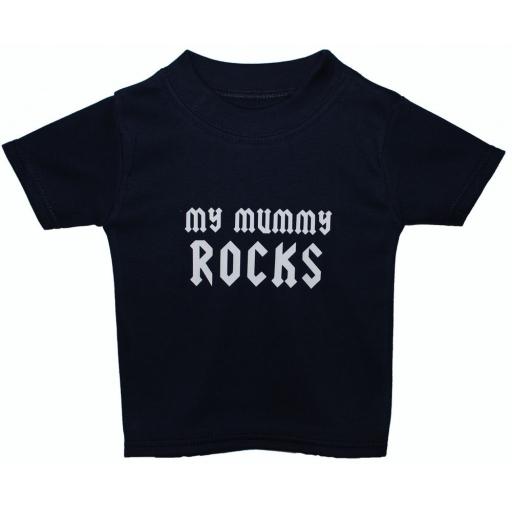 My Mummy Rocks Baby, Children T Shirt, Tops