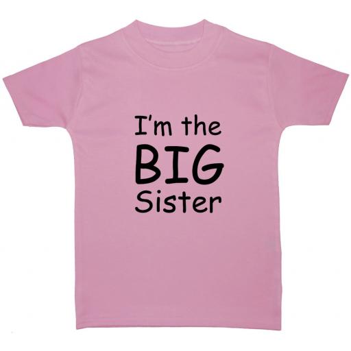 I'm The Big Sister Short Sleeve T-Shirt, Tops