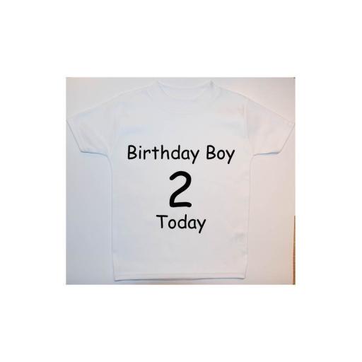 Birthday Boy With Age Baby, Children T-Shirt, Tops