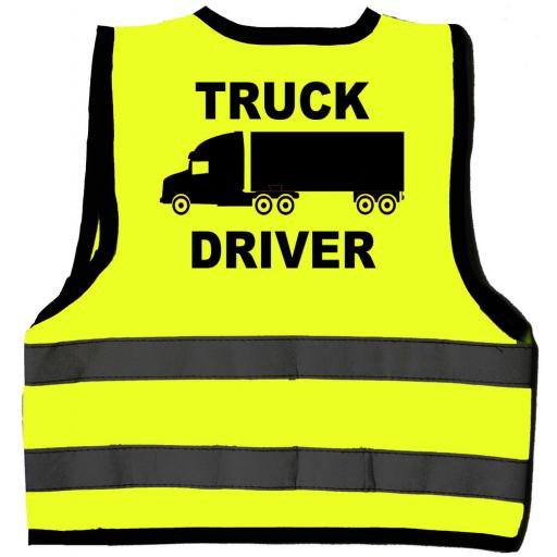Truck Driver Baby Children's Kids Hi Vis Safety Jacket