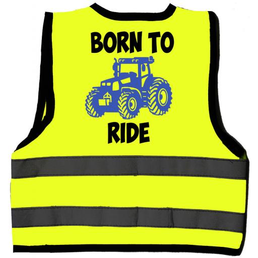 Born to Ride Hi Visibility Children's Kids Safety Jacket