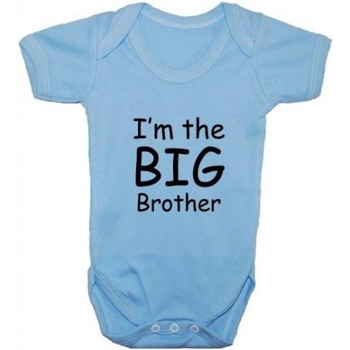 I'm The Big Brother Baby Grow, Bodysuit, Romper, Vest