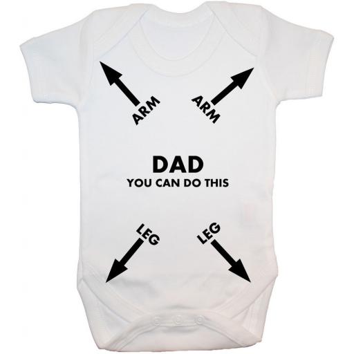 Dad You Can Do This...Baby Grow, Bodysuit, Romper