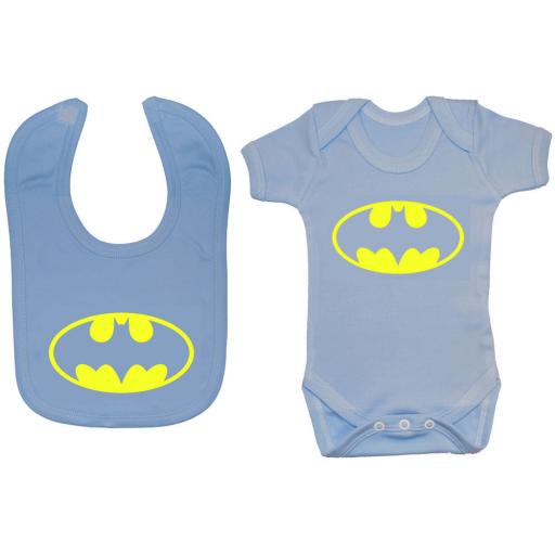 Bat Baby Grow, Bodysuit, Romper & Feeding Bib Batman