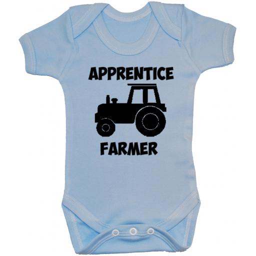Apprentice Farmer Baby Grow, Romper, Bodysuit, Vest