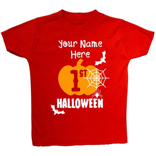 Personalised My First Halloween Baby, Children T-Shirt, Top
