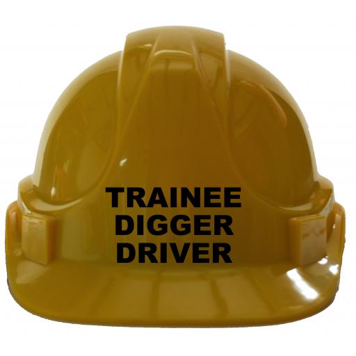 Trainee Digger Driver Children's, Kids Hard Hat Safety Helmet