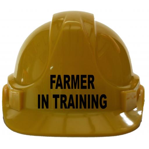 Farmer in Training Children's, Kids Hard Hat Safety Helmet